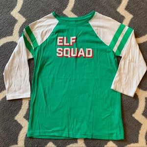Elf Squad 3/4 Sleeve Christmas Tee